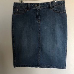 Villager (Liz Claiborne) Jean Skirt
